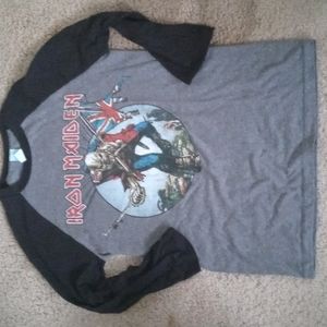 Iron Maiden Raglan Jersey T-shirt Trooper